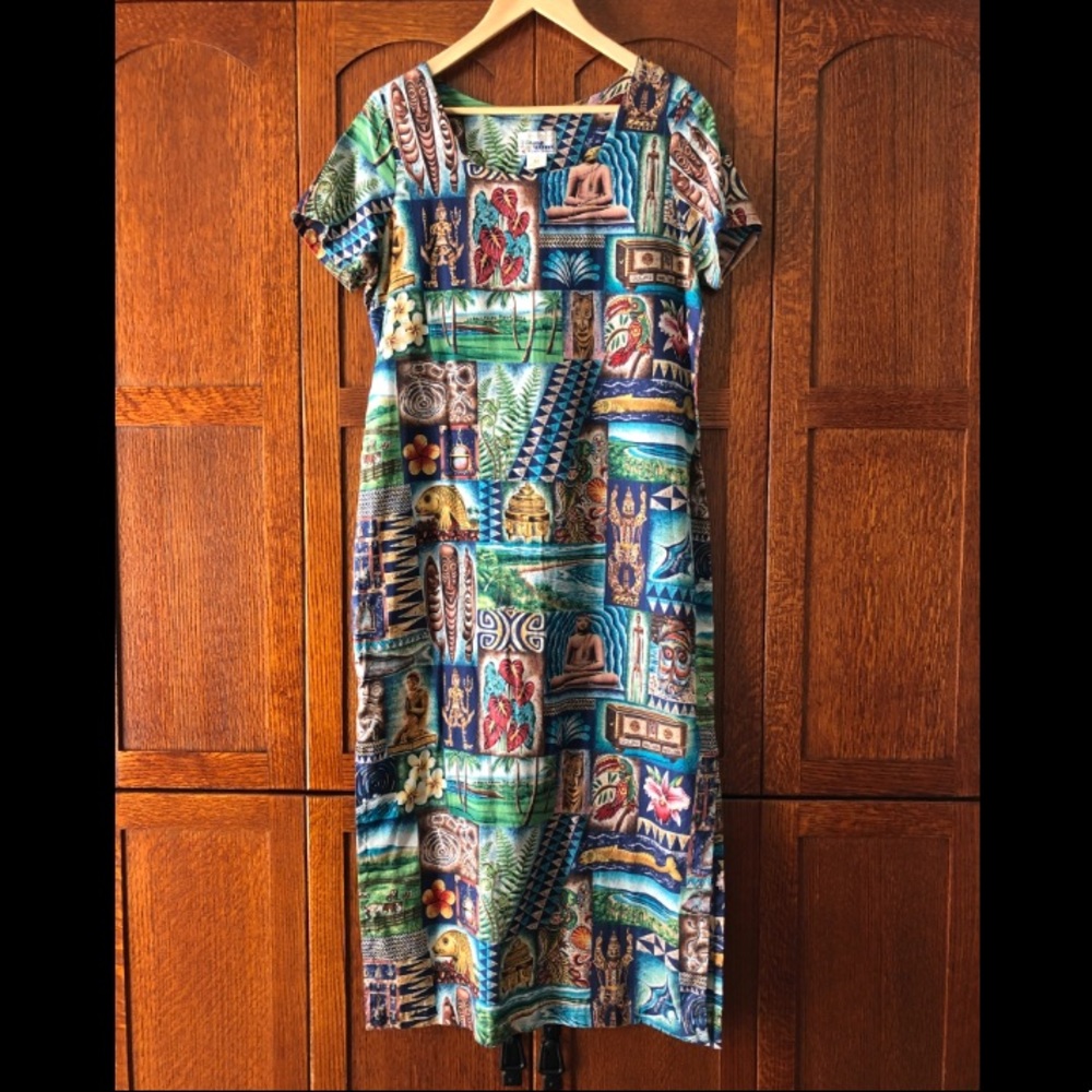 *Rare* Vintage Reyn Spooner Hawaiian Traditionals Muumuu Dress